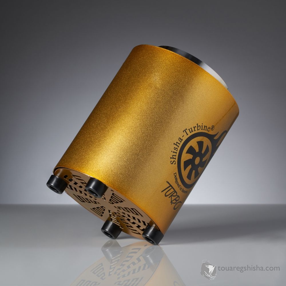 Žhavič na uhlíky Shisha Turbine Gold premium,